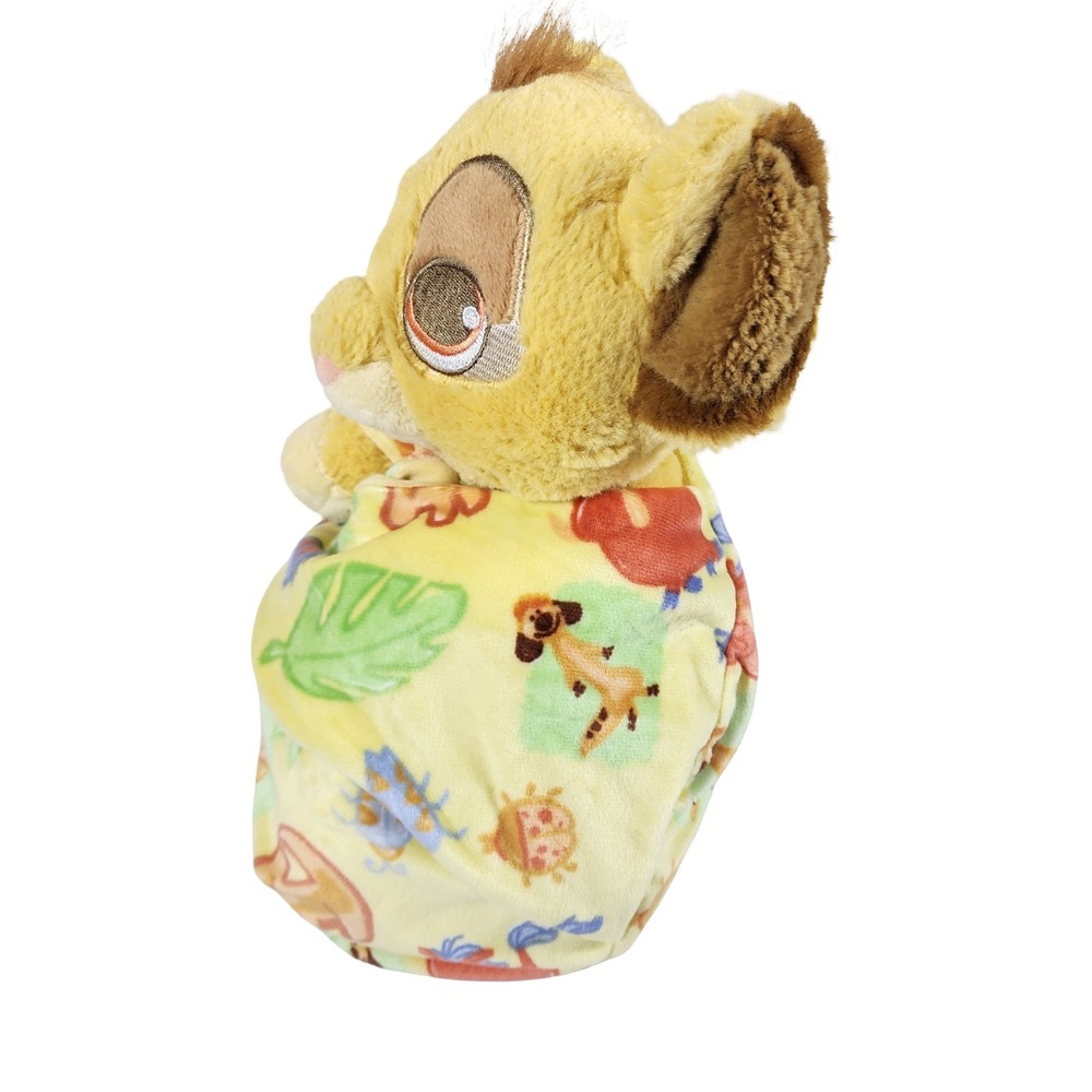 Disney Parks Simba Baby Plush with Removable Swaddle The Lion King 10 Inch